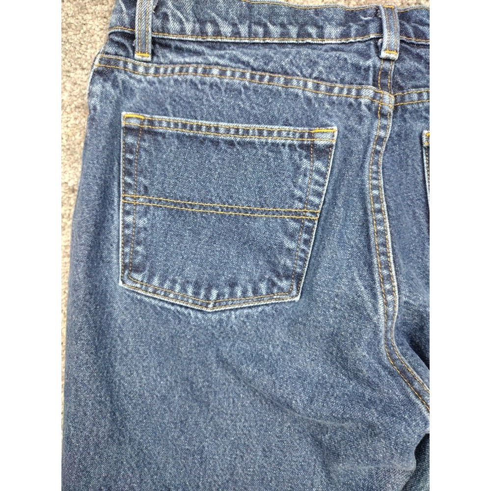 Polo Jean Co Ralph Lauren Women's Blue Denim Jeans Size 14x29 Straight Leg Flag - Picture 16 of 16